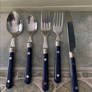 Pier 1 Imports Stainless Steel Flatware 20 Piece Set Service for 4 New In Box